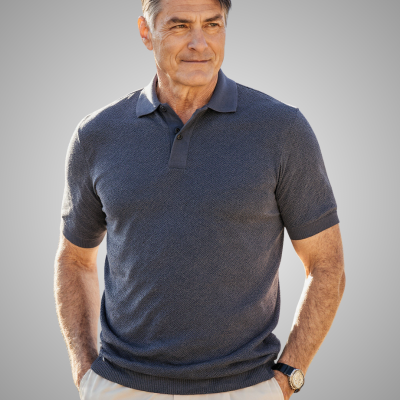 Danny | Stylish Textured Polo Shirt for Men