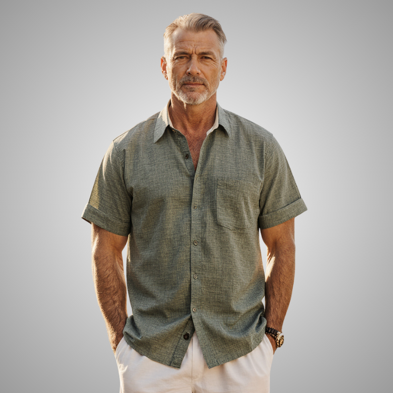 Aleandro | Stylish Casual Short-Sleeve Shirt