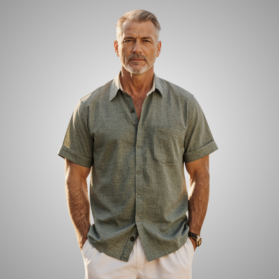 Aleandro | Stylish Casual Short-Sleeve Shirt