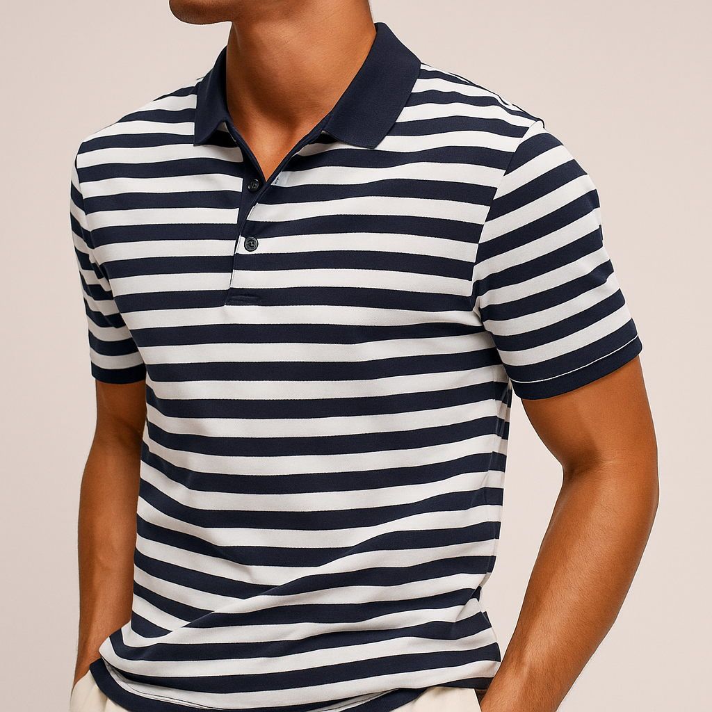 Colton Striped Polo Shirt