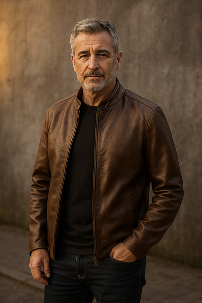 Leather Biker Jacket