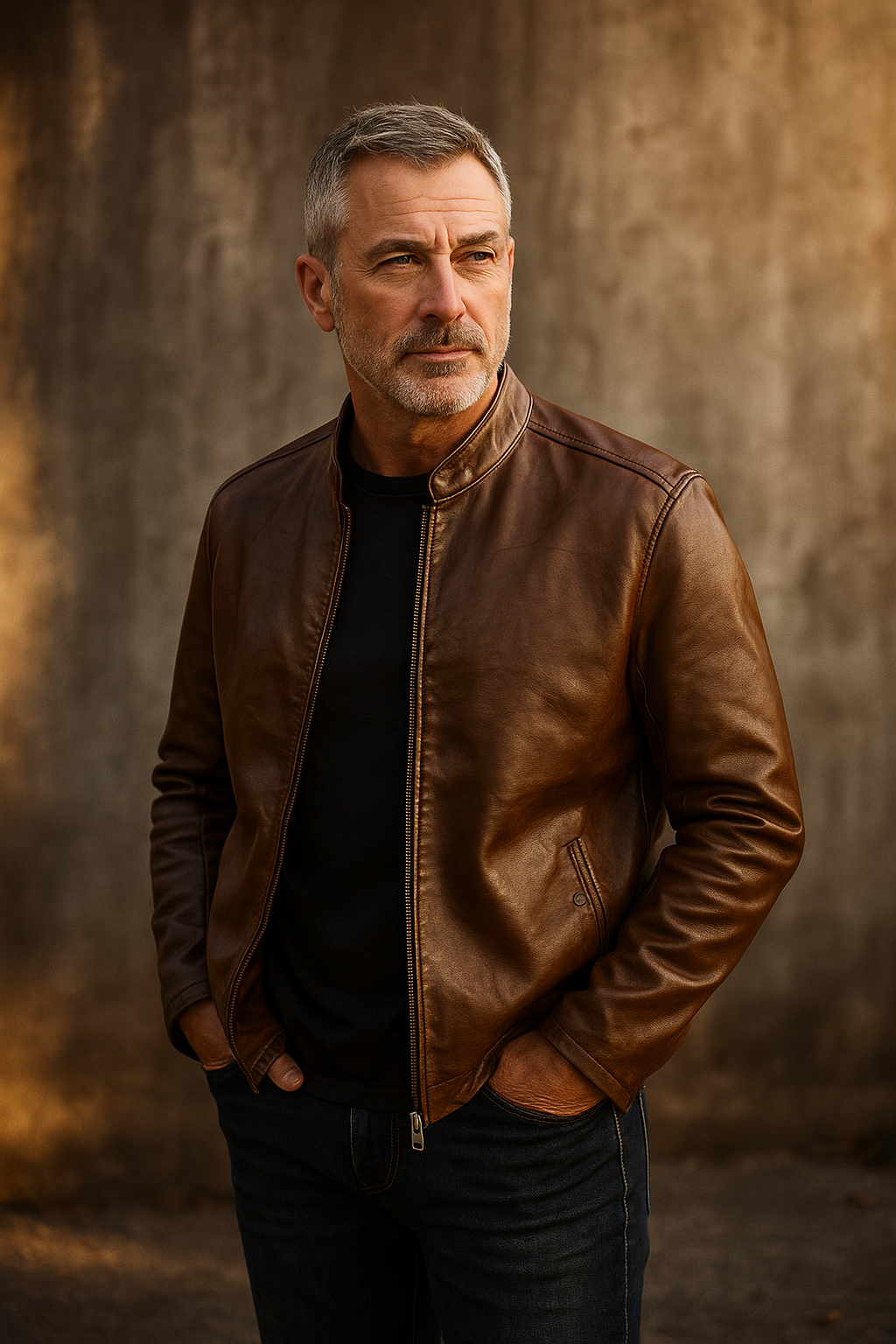 Leather Biker Jacket