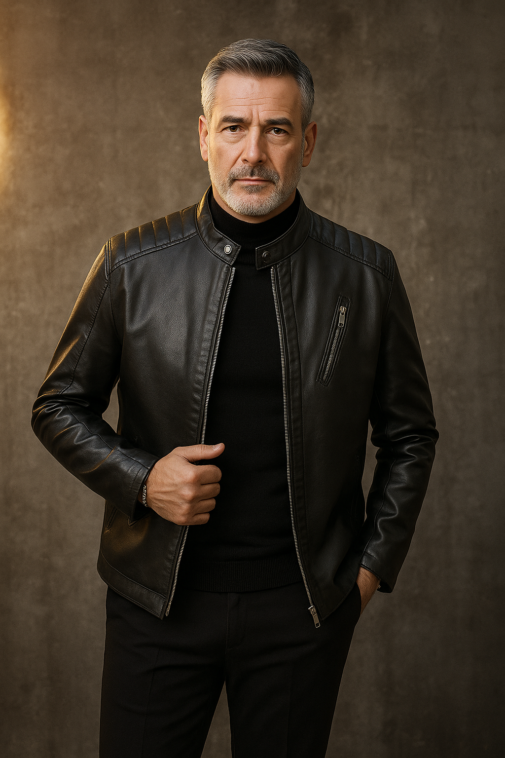 Elegant Leather Jacket