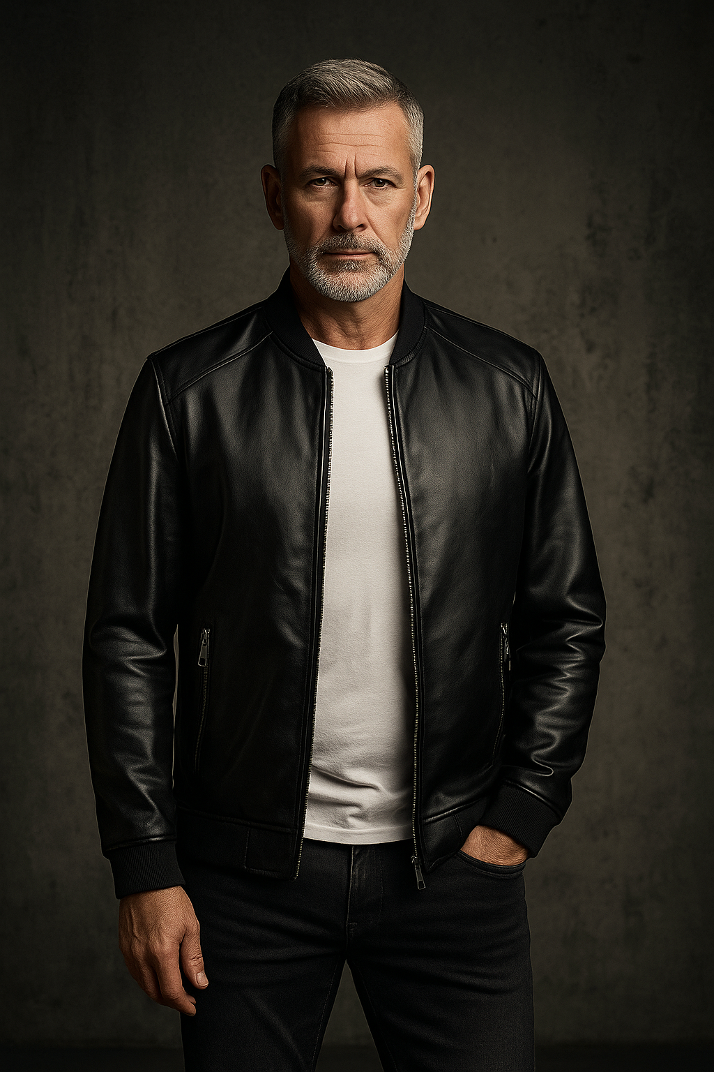 Leather Biker Jacket