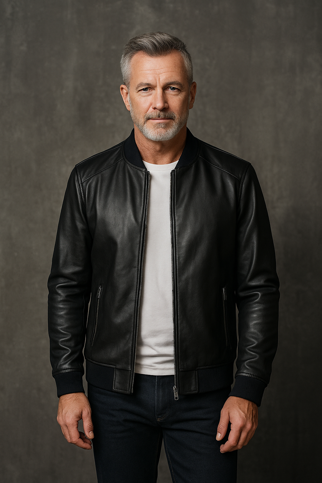 Leather Biker Jacket