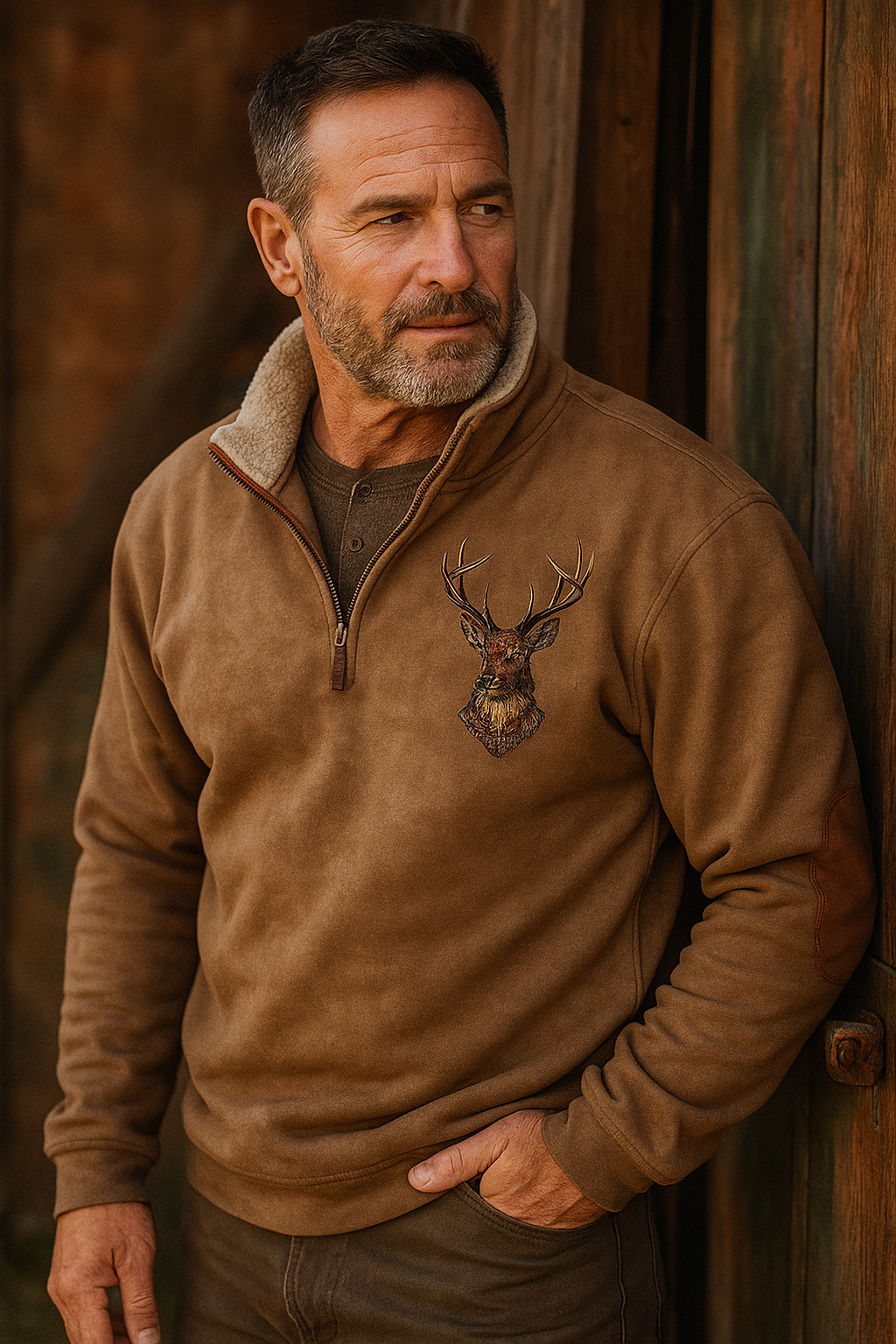 Laurent | Quarter-zip sweater