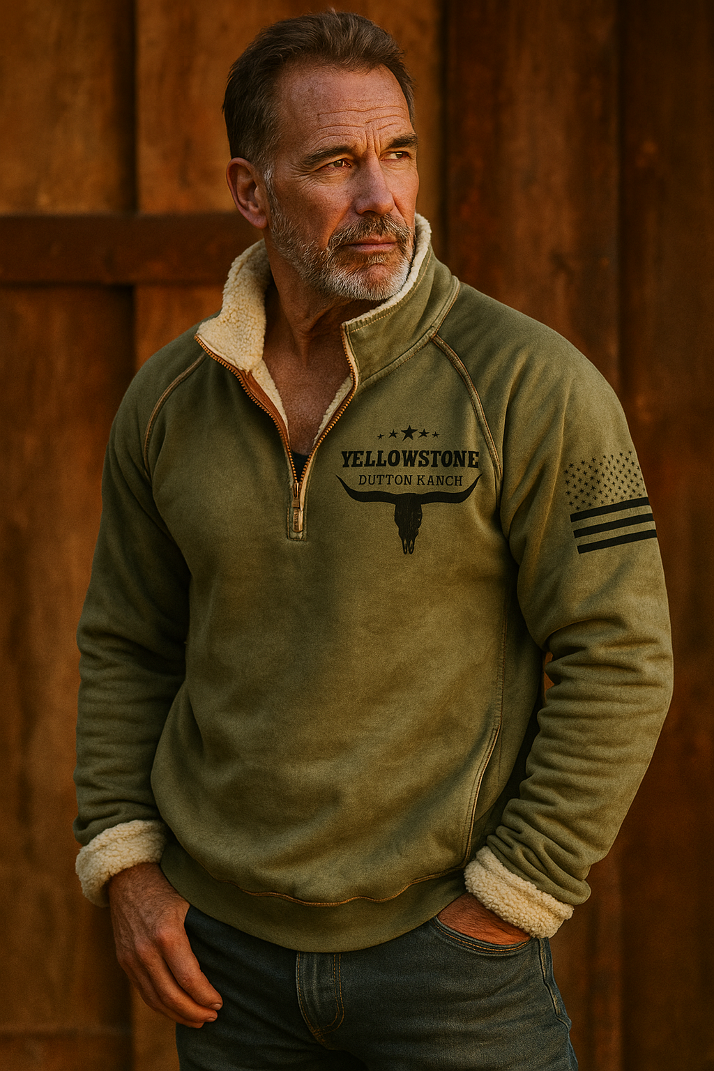 Darrio - Fall Half Zip Sweater