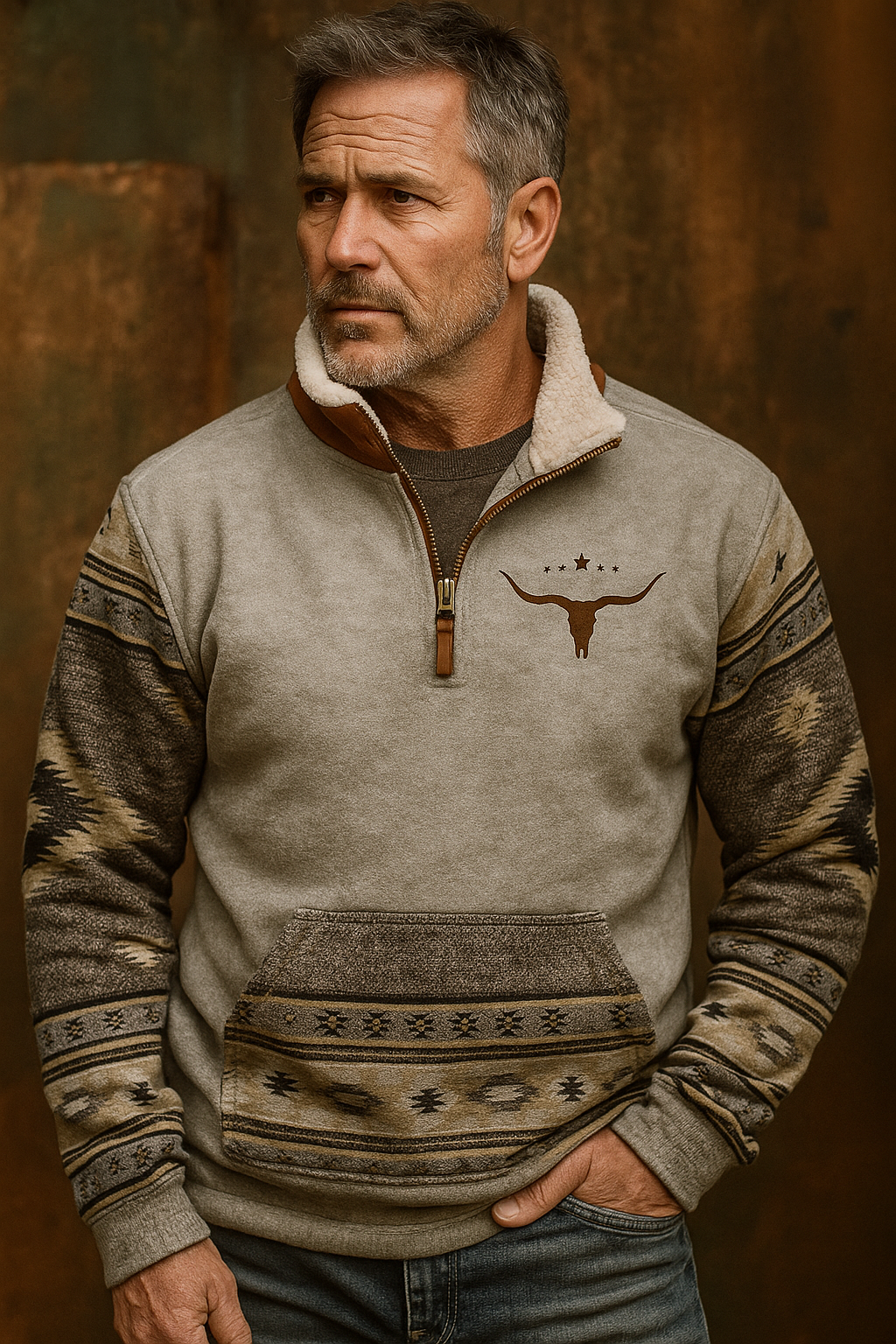 Mirko - Fall Half Zip Jacket