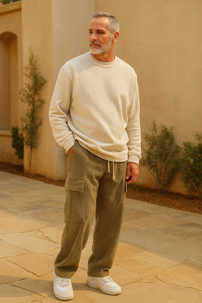 Haggar Straight Leg Corduroy Pants