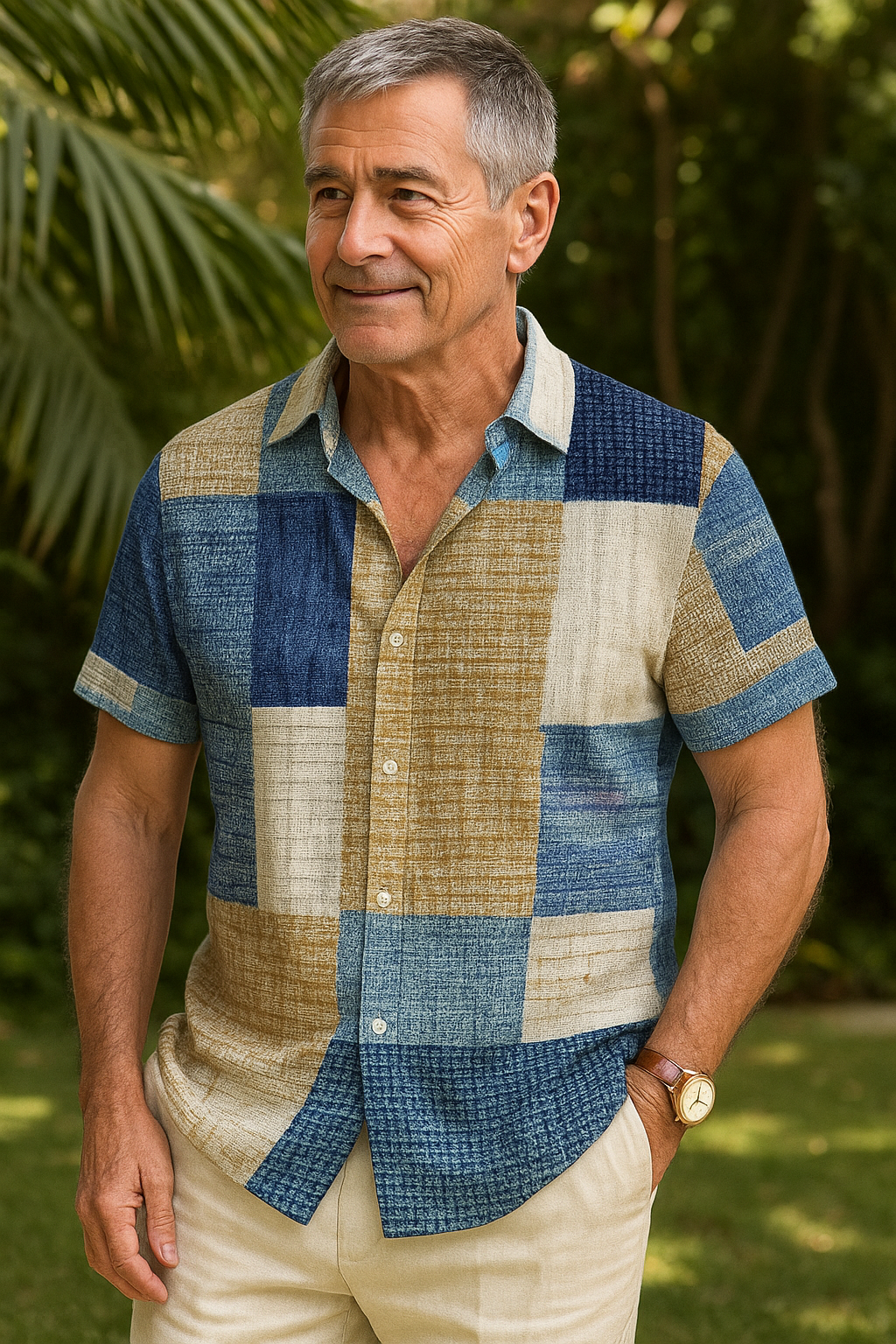 Aaron | Casual Relaxed Fit Button-Up Shirt