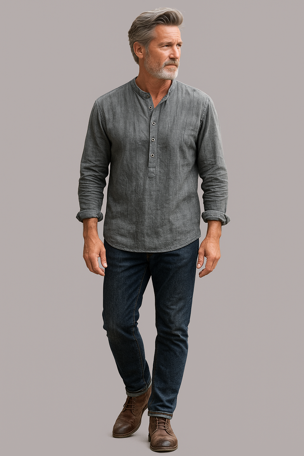 Adam's Stone-Washed Shirt