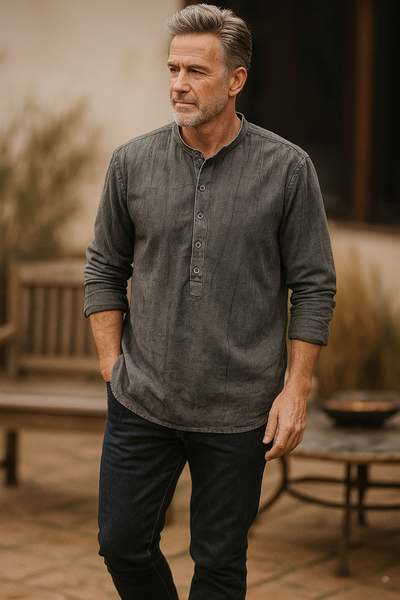 Adam's Stone-Washed Shirt