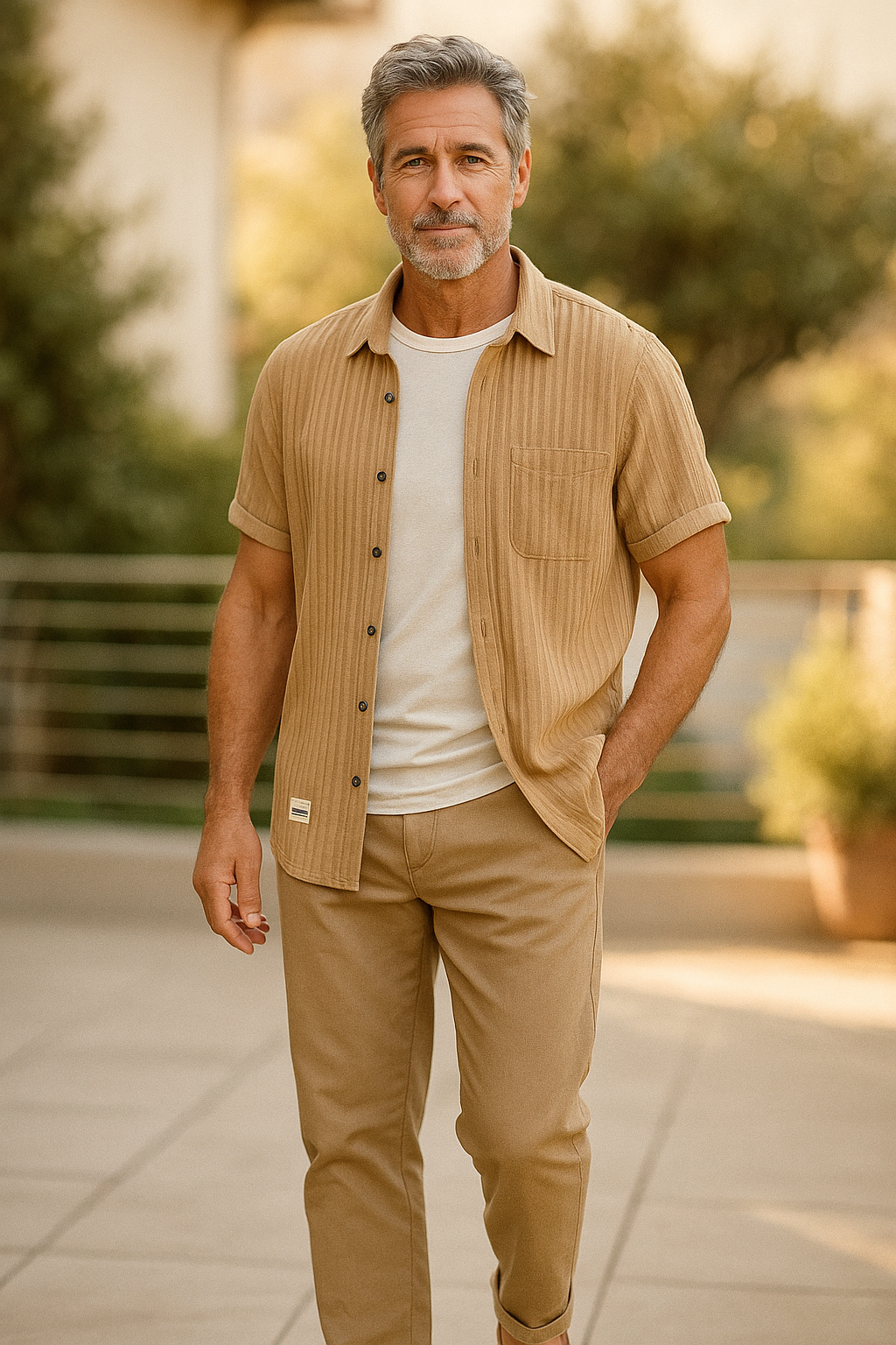 Bayside Crinkle Cotton Shirt