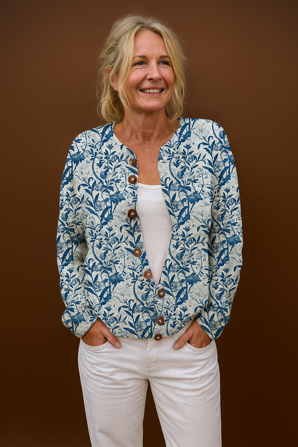 Mary | Floral Design Jacket