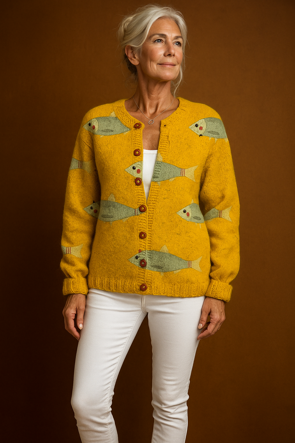 Bella | Sardines Art Jacket