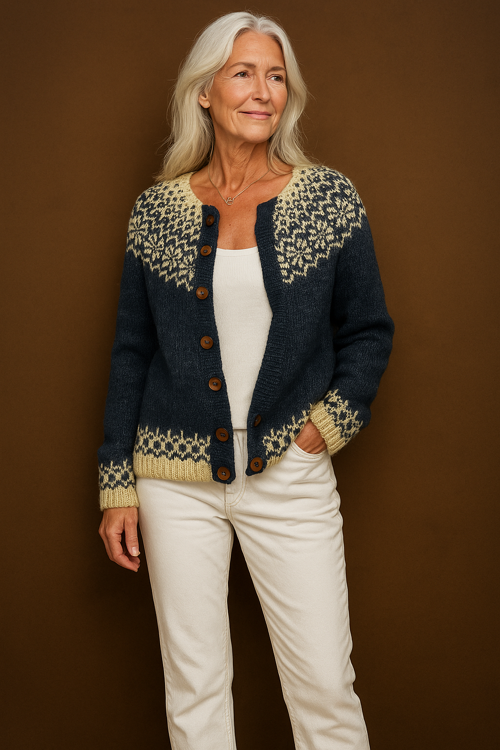 Hadley | Vintage Knitted Wool Jacket