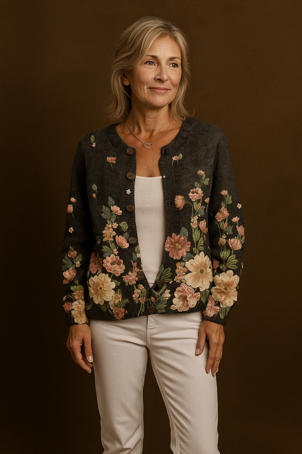 Melissa | Cozy Floral Jacket