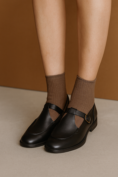 Zhelynne | Orthopedic Square-Toe Mary Jane Shoes