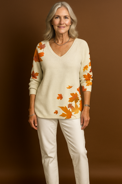 May – Colorful V-Neck Top