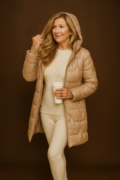 Nila – Elegant Hooded Winter Coat