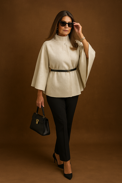 Kate – Chic Butterfly Jacket with Belt