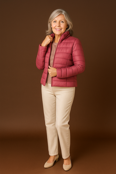 Mary – New Ultra-Light Jacket with White Duck Down