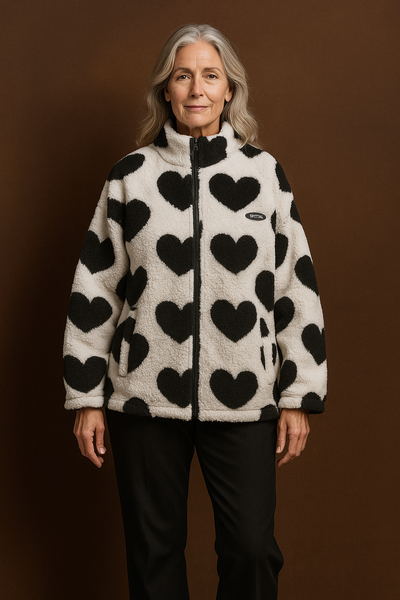 Elsie | Reversible Heart Jacket