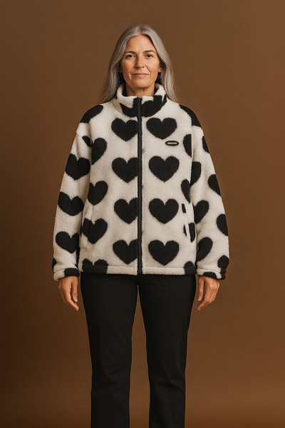 Elsie | Reversible Heart Jacket