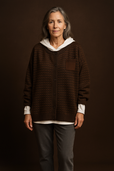 SELIORA | TEXTURED KNIT CARDIGAN