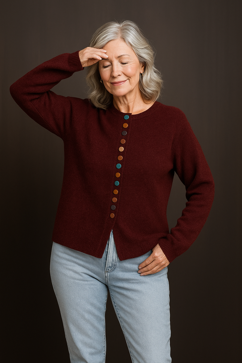 THE NOELLE | BUTTON-ACCENT CARDIGAN