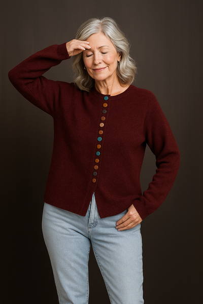 THE NOELLE | BUTTON-ACCENT CARDIGAN