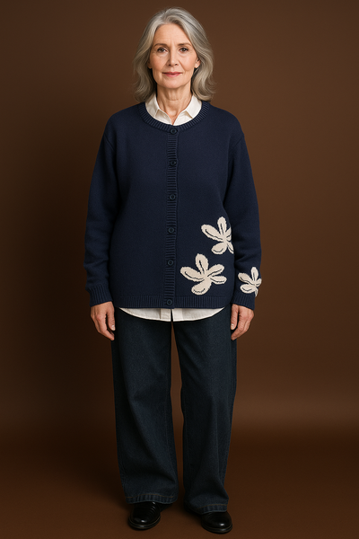 THE SERAPHINE | FLORAL KNIT