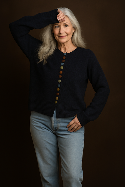 THE NOELLE | BUTTON-ACCENT CARDIGAN