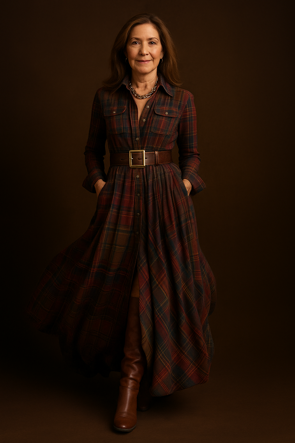 Evelyn | Classic Elegant Shirt Dress