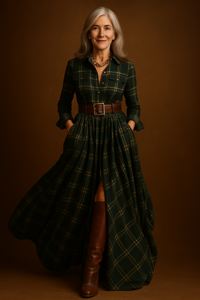 Evelyn | Classic Elegant Shirt Dress