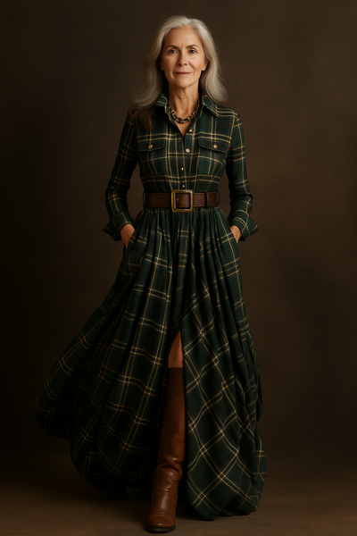 Evelyn | Classic Elegant Shirt Dress