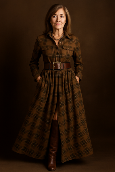 Evelyn | Classic Elegant Shirt Dress