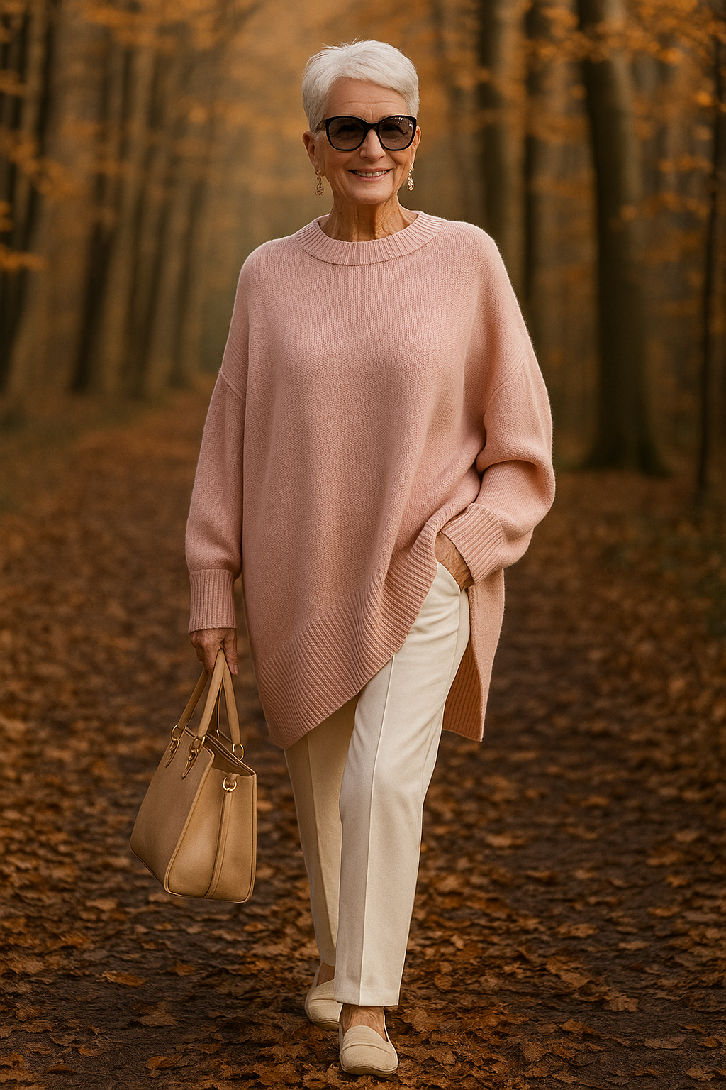 Camille | Oversized Knit Poncho Sweater