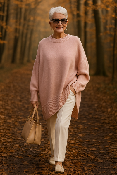 Camille | Oversized Knit Poncho Sweater