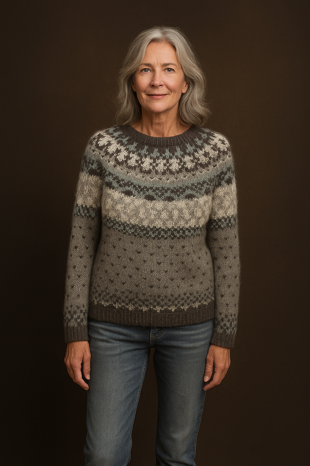 THE ALMIRA NORDIC | RETRO SWEATER