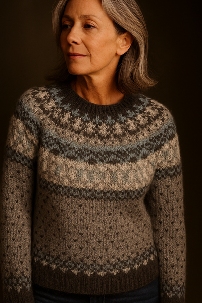 THE ALMIRA NORDIC | RETRO SWEATER