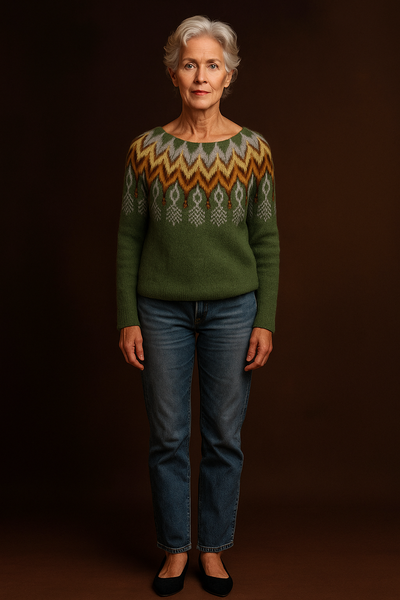 THE LINORA NORDIC | RETRO SWEATER
