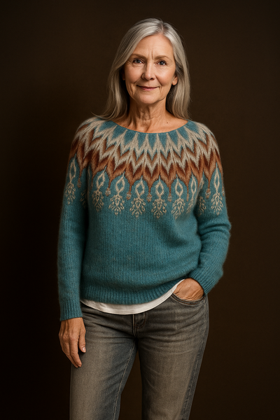 THE LINORA NORDIC | RETRO SWEATER