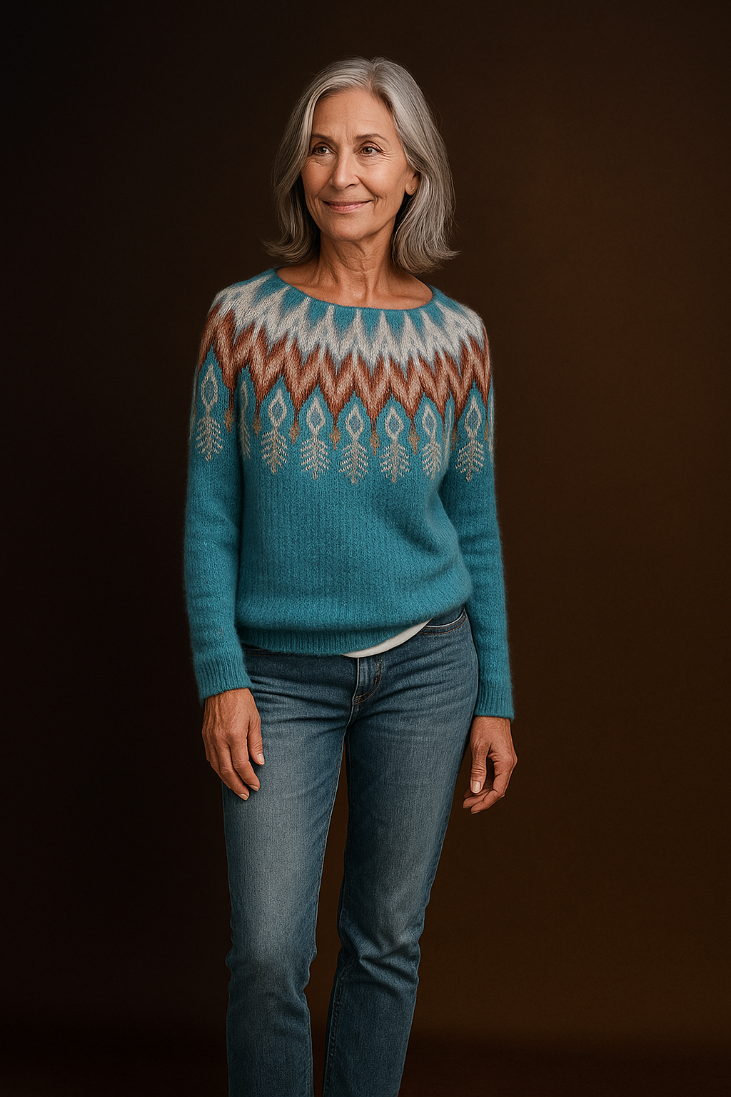 THE LINORA NORDIC | RETRO SWEATER