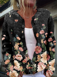 Melissa | Cozy Floral Jacket