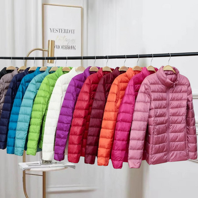 Mary – New Ultra-Light Jacket with White Duck Down