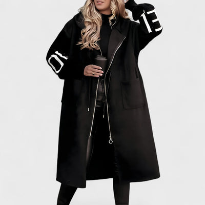 Helene – Elegant Hooded Coat