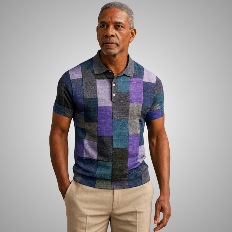 Esben | Stylish Multicolor Polo Shirt