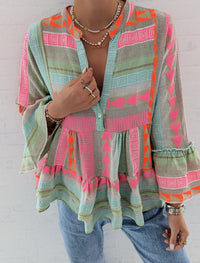 Sirenia - Boho Printed Top