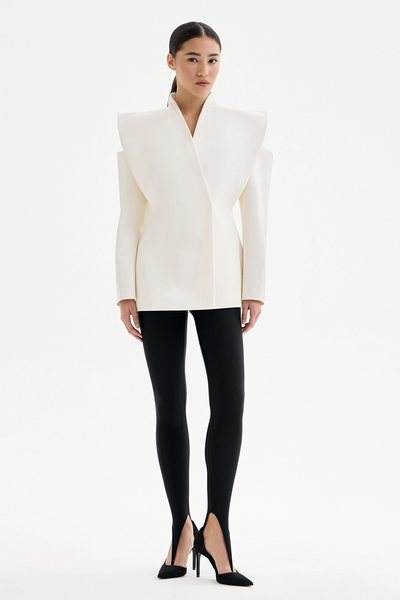 Valeria | Sculptural Shoulder Blazer